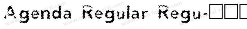 Agenda Regular Regu字体转换